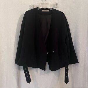 Zara Basic Classic Black Women's Coat